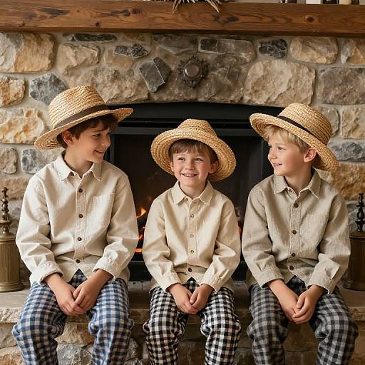 Cozy Rustic Boys' Winter Outfit