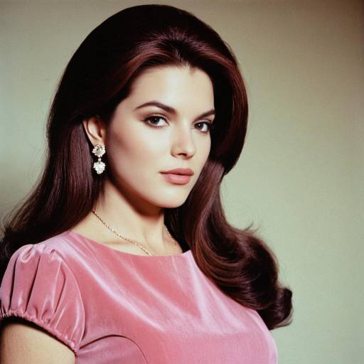 Priscilla Presley in Elegant Pink Dress
