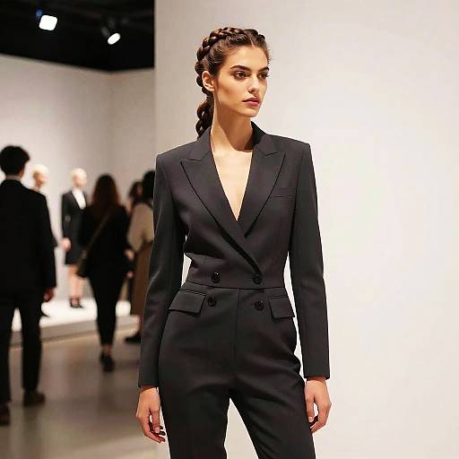 French Twist Fashion Editorial Look