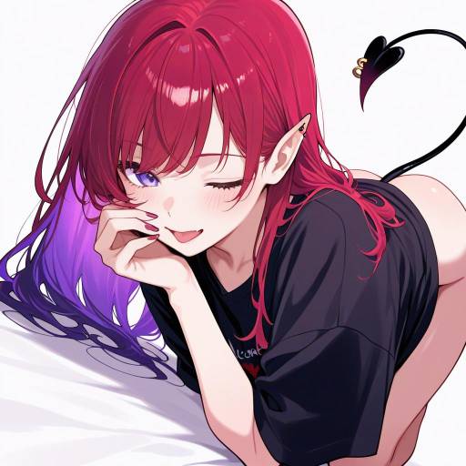 Demon-inspired Virtual YouTuber Character Design