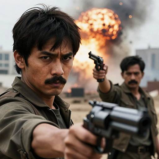 Dramatic Gunfight in Urban Chaos