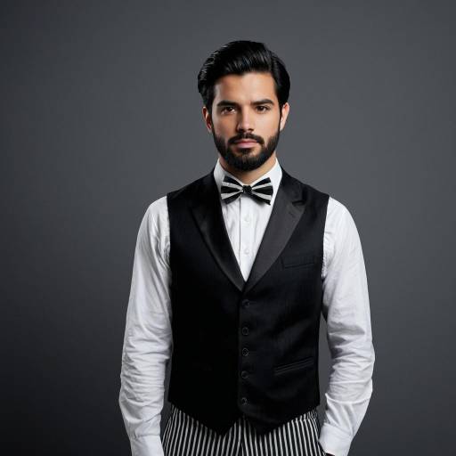 Stylish Male Halloween Costume Portrait