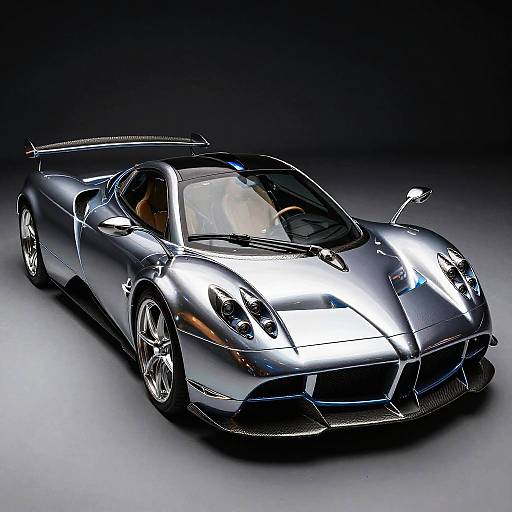 Chrome Style Pagani Huayra Hypercar