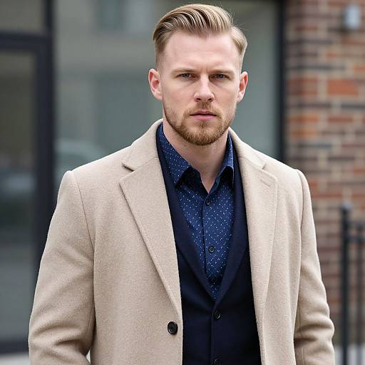 Handsome Man in Urban Stylish Outfit