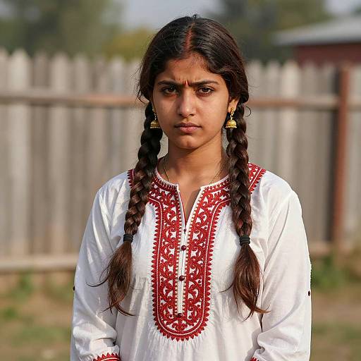 Photorealistic Portrait of Kashmiri Woman