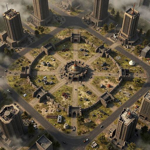 Post-Apocalyptic Battlefield Map Generator