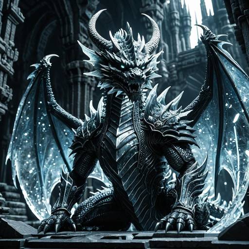 Celestial Dragon Warrior in Crystal Citadel