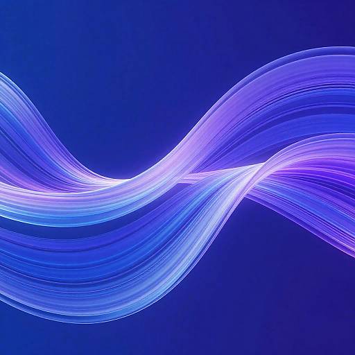 Abstract Flowing Waves in Blues