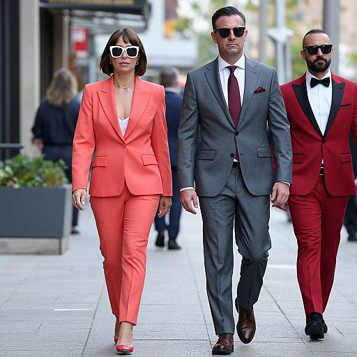 Confident Stylish City Street Stride