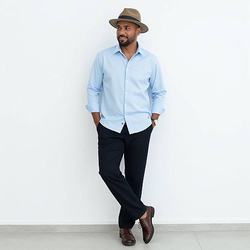 Casual Stylish Man with Fedora
