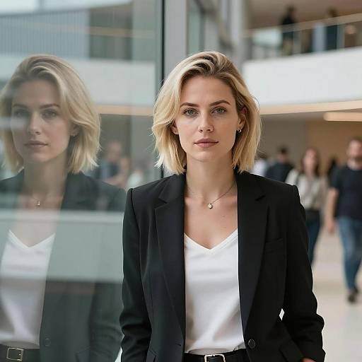 Stylish Woman in Urban Setting