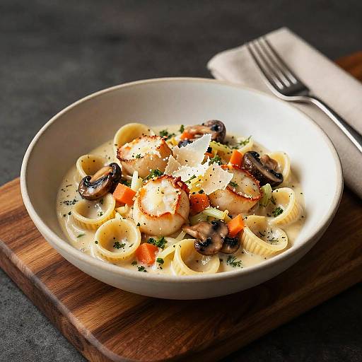 Butter-Poached Lobster Orecchiette in Ragu