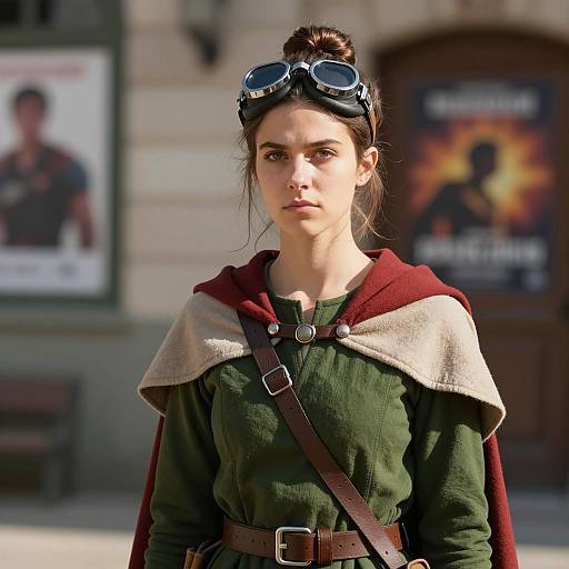 Cinematic Fantasy Adventurer in Nature