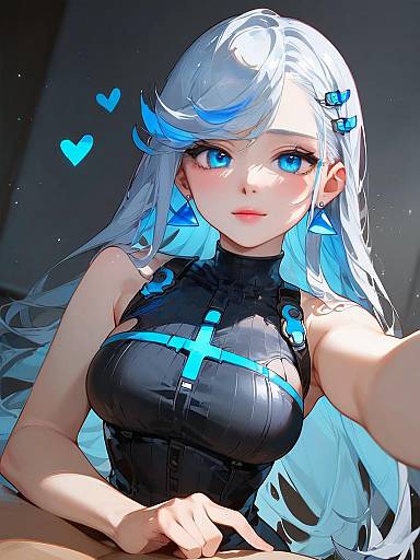 Futuristic Sci-Fi Cosplay Portrait of Woman