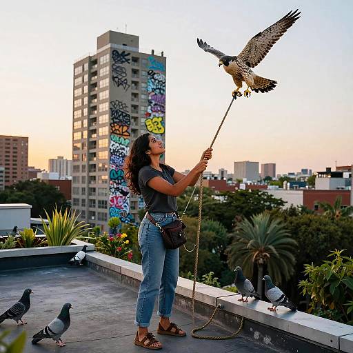 Dusk Rooftop Rescue: Maya Patel
