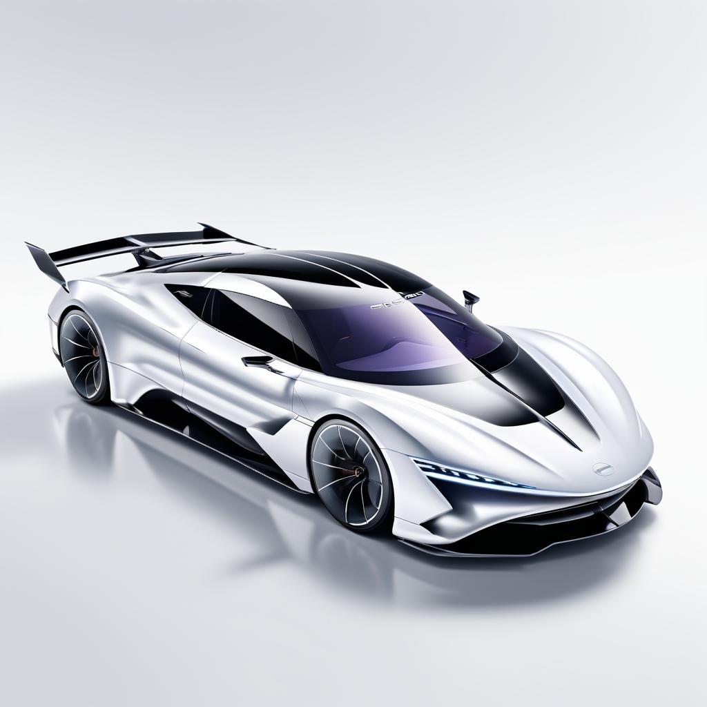 Futuristic McLaren Speedtail in Hyper-Detail