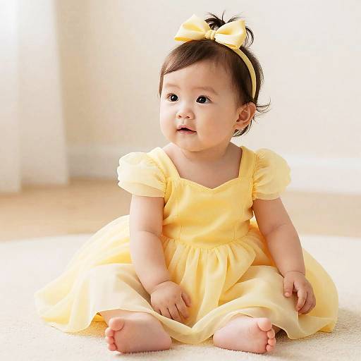 Infant Disney Belle Costume Close-Up