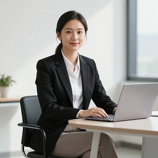 Sophisticated Executive Portrait in Office