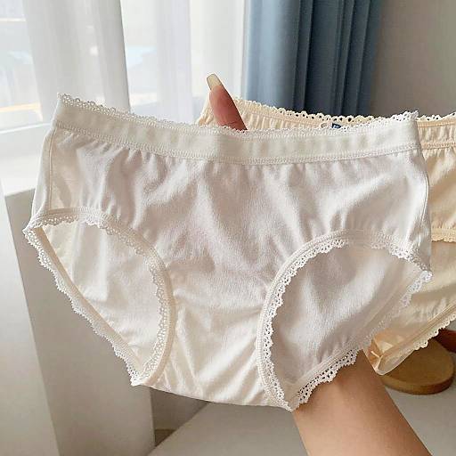 Soft Pastel Room with Cotton Panties