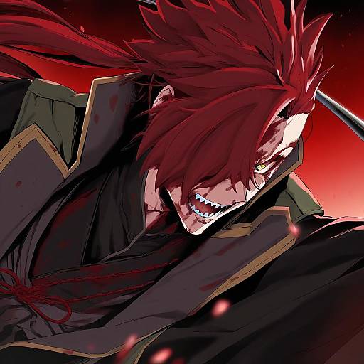 Illustration of Mori nagayoshi (fate), fate (series) in the style of Miyagoe yoshitsuki