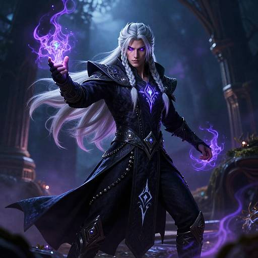 Arcane Shadow Priest in Elven Regalia