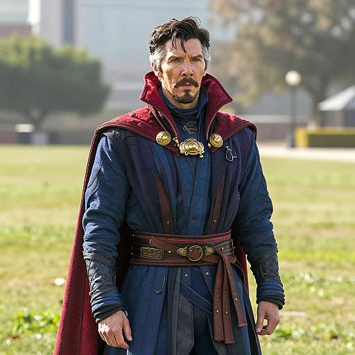 Serious Doctor Strange Costume in Nature