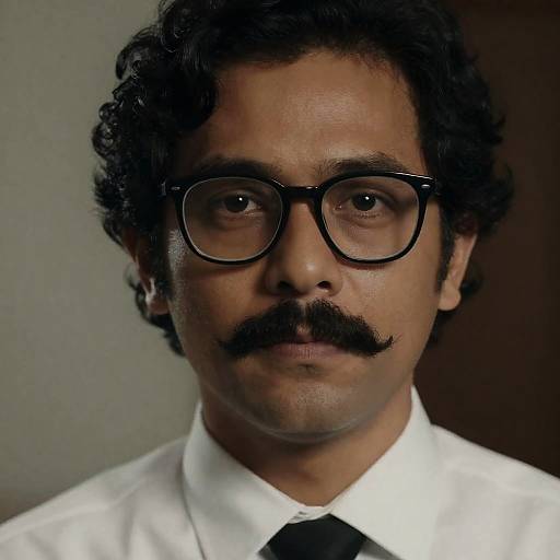 Close-Up Portrait of a Stylish Man