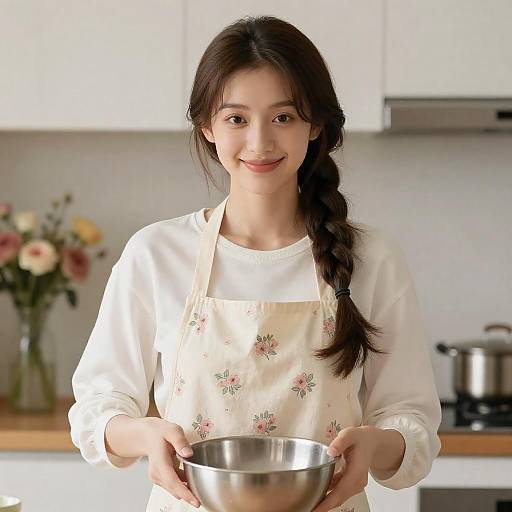 Bright and Cheerful Kitchen Moment