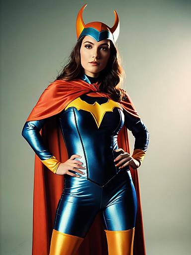 Photorealistic Lavagirl Costume Portrait