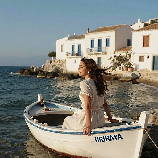 Nadja on Rustic Island Shore
