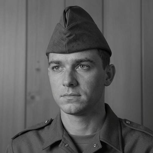 Portrait of Man in Military Uniform