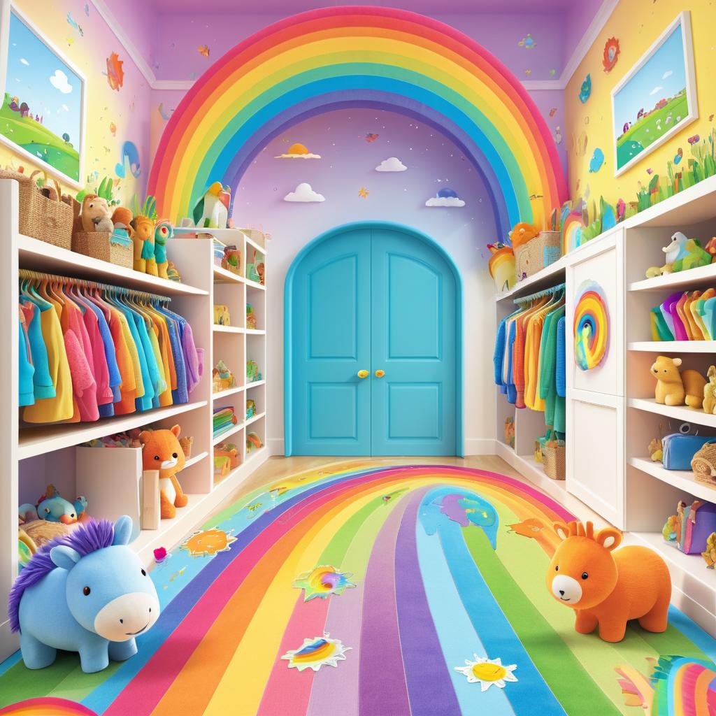 Whimsical Closet Adventure with Jellycat Toys