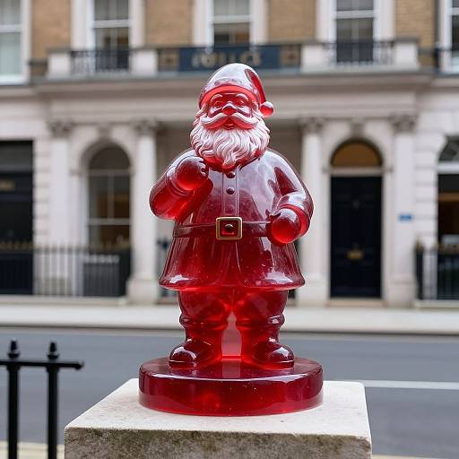 Photorealistic Ruby Santa Monument