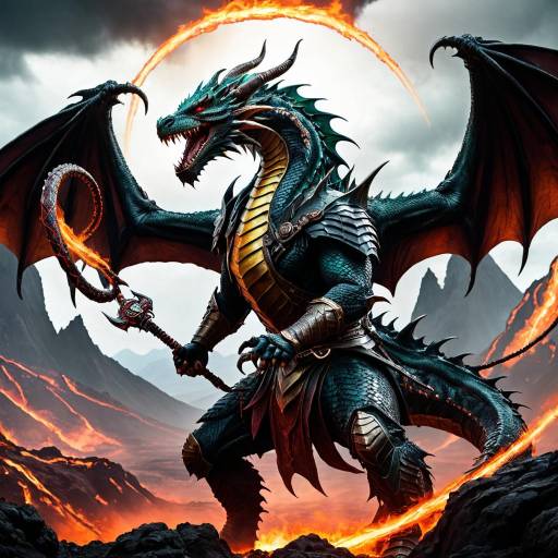 Feral Dragon and Serpent Whip Imagery
