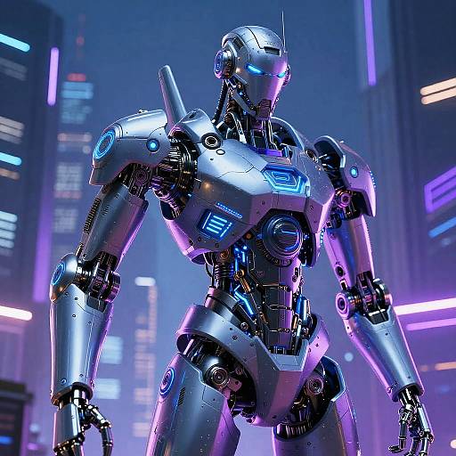 Neon Cyberpunk Futuristic Machines