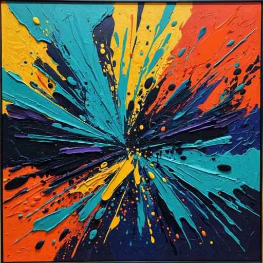 Vibrant Neo-Expressionist Abstract Art Vibrant Neo-Expressionist Abstract Art