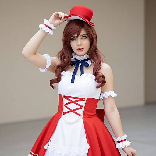 Red Jasmine Cosplay Outfit