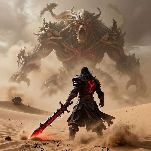 Epic Sandstorm Boss Battle