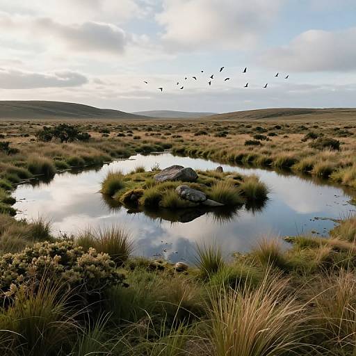 Prehistoric Marshland Serenity