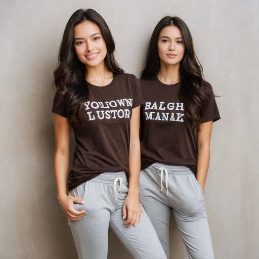 Two Women in Casual Outfits Standing Together