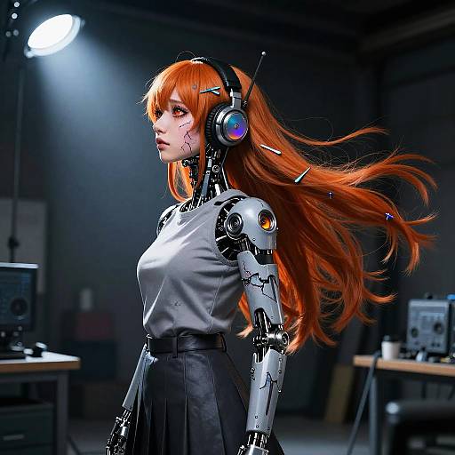 Adachi Rei Android Cowboy Shot