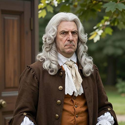 Portrait of Johann Sebastian Bach in Costume