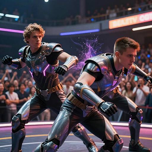 Futuristic Sports Arena Showdown