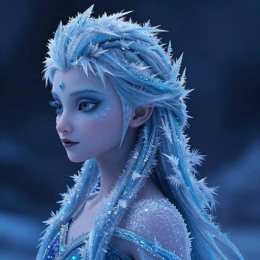 Frosty Fantasy Frozen Haircut