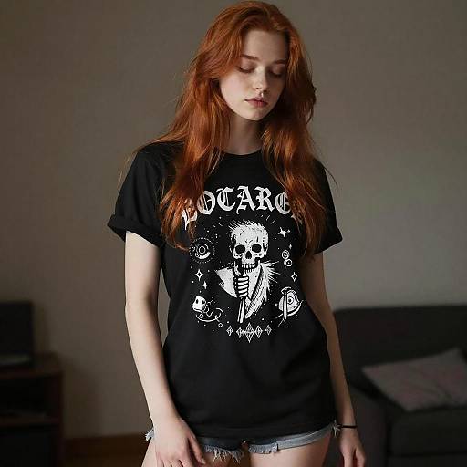 Portrait of Woman with Red Hair