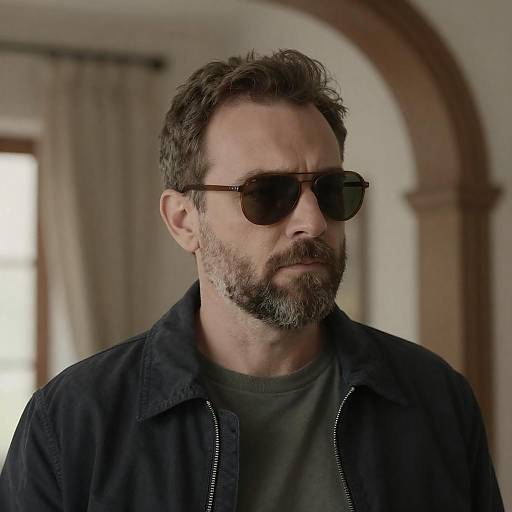 Serious Middle-Aged Man Portrait