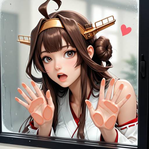 Heartfelt Portrait of Kongou from Kancolle
