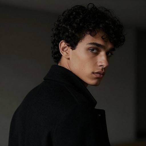 Dramatic Portrait of a Young Man