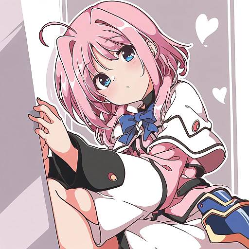 Illustration of Caro ru lushe, lyrical nanoha in the style of Gokuu (acoloredpencil)