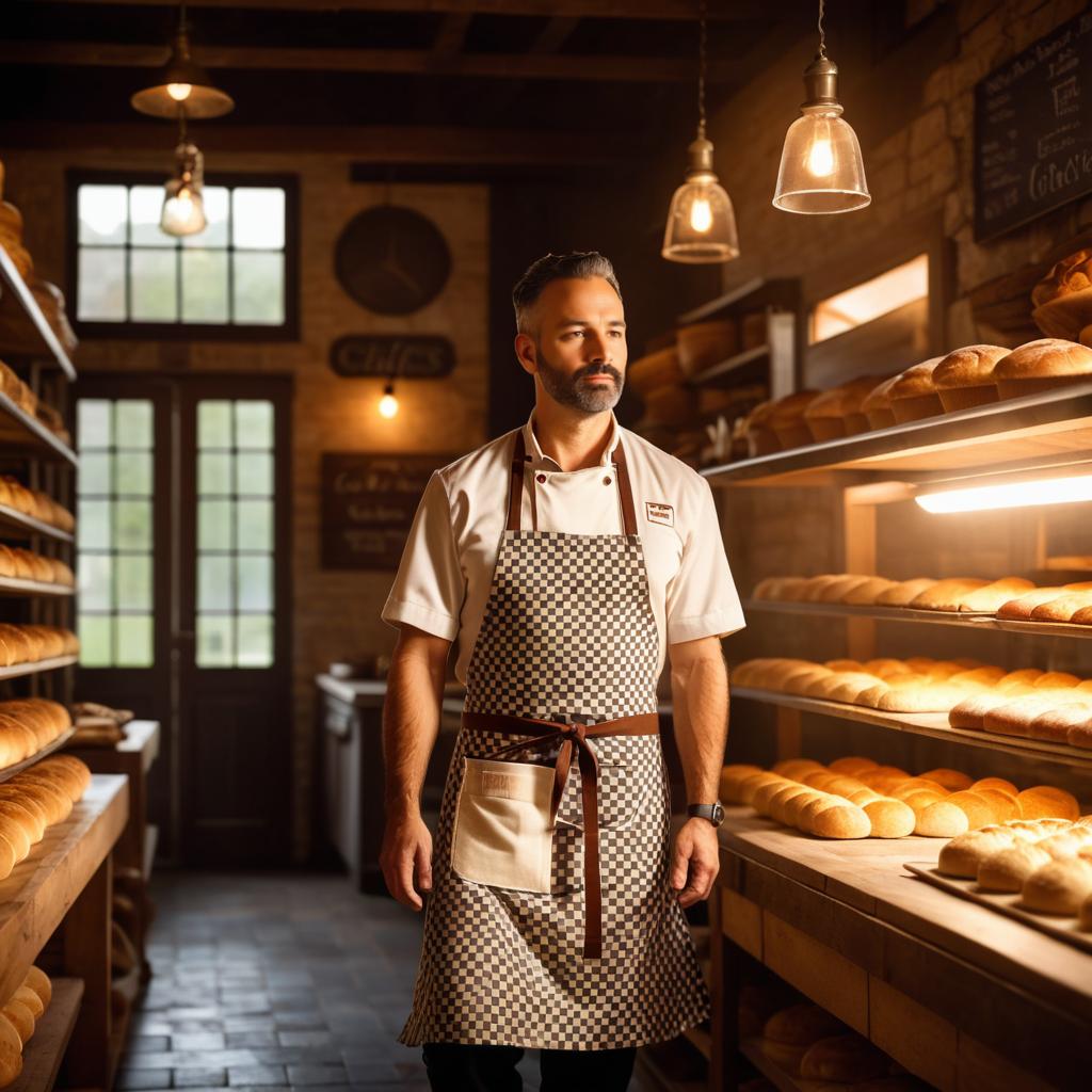 Evening Stroll of a Rustic Baker